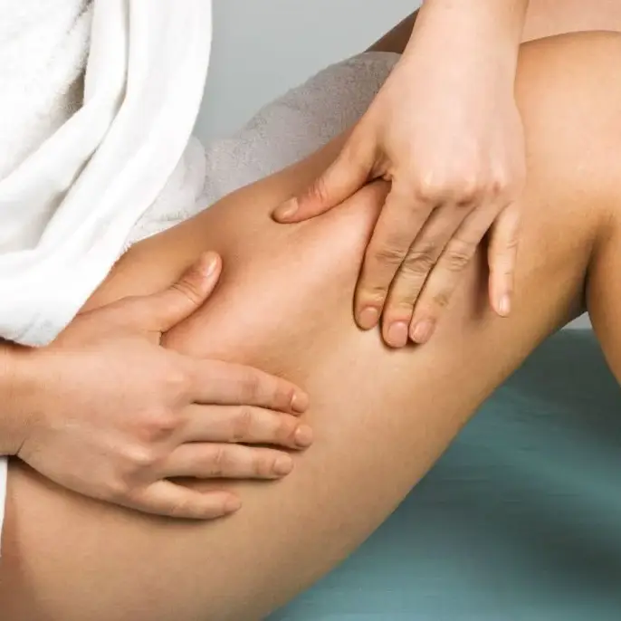 Massages relachement cutané après perte poids